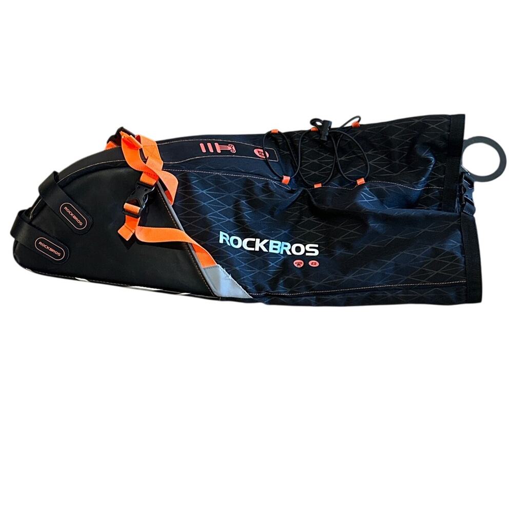 Rockbros Waterproof Cycling Saddle Bag 10L Large Capacity MTB Road Tail Rear Bag